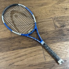 Head Liquidmetal 4 Mid Plus 4 3/8  Blue Tennis Racket NEEDS GRIP Free Shipping