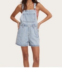 Parke x Target Light Wash Denim Shortalls Women's XSmall NWT *in hand* ship fast