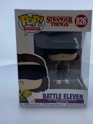 Funko POP! Television Stranger Things Battle Eleven #826 Vinyl Figure DAMAGED