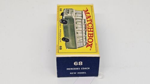 Matchbox Lesney – 68b Mercedes Coach 1965 (ID#702) RARE SEA GREEN - Picture 12 of 13
