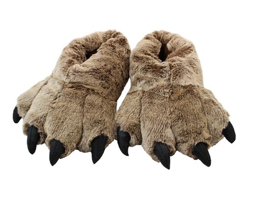 Wishpets Furry Animal Slippers for Kids/Youth and Adults - Size Large - Picture 8 of 21