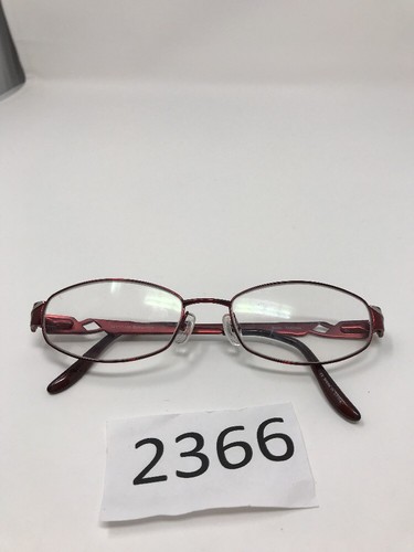 Bulova Eyeglasses Tacoma 52-17-135 Burgundy Metal Frame Full Rim 2366 - Picture 12 of 12