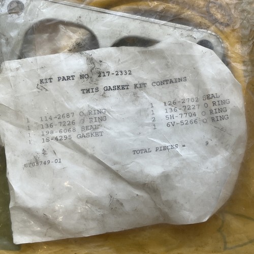 CATERPILLAR 217-2332 2172332 Kit-Gasket Turbocharger O Ring Seal CT08749-01 - Bild 2 von 4