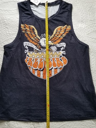 Country Deep "Freebird" Men's Muscle Shirt-Large-New-Callisto Boutique - Picture 5 of 6