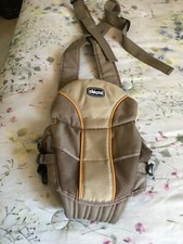 Chico soft infant carrier taupe orange 7.5-25 lbs