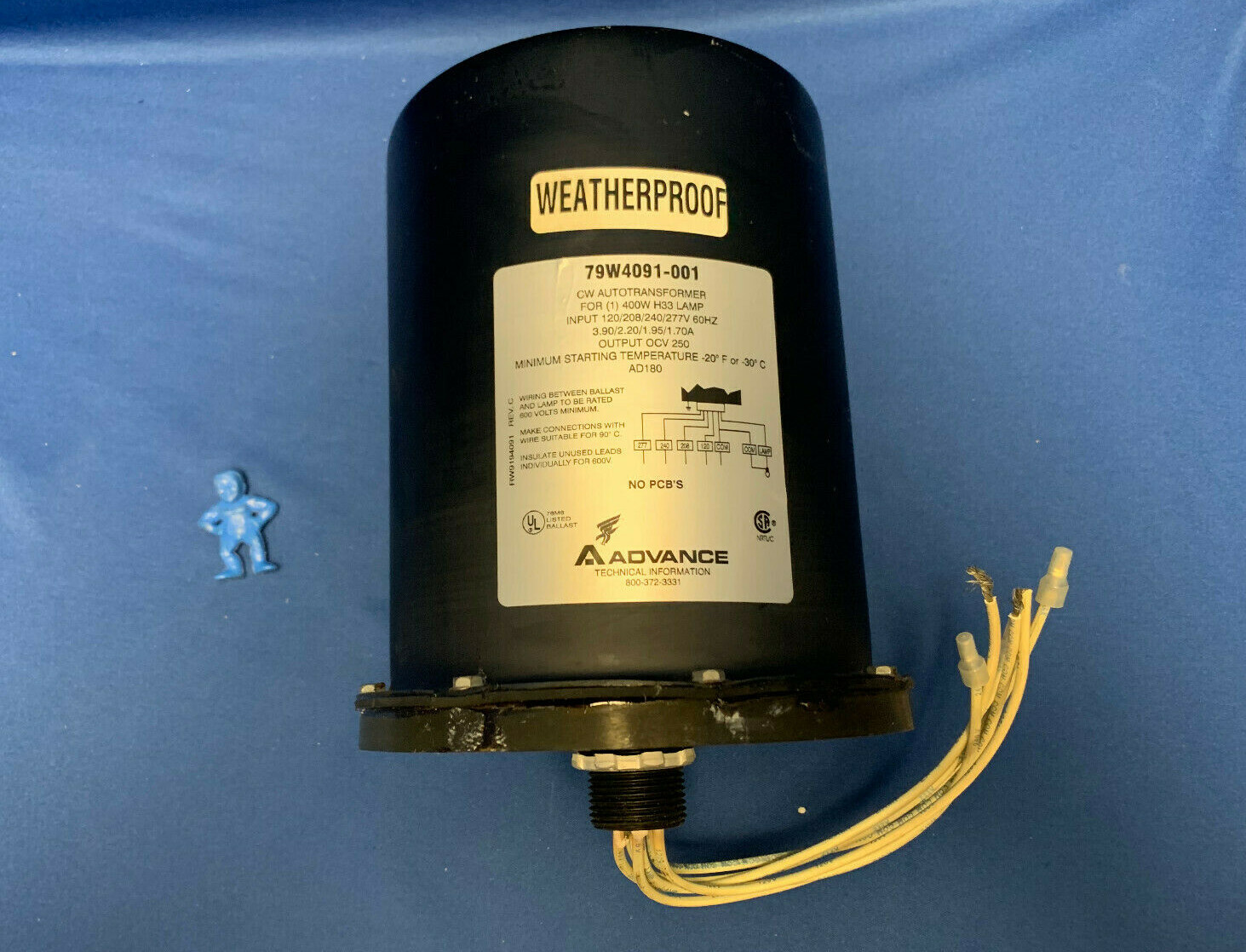 Advance Transformer Co 79W4091-001 Ballast CW Autotransformer for 400W ...