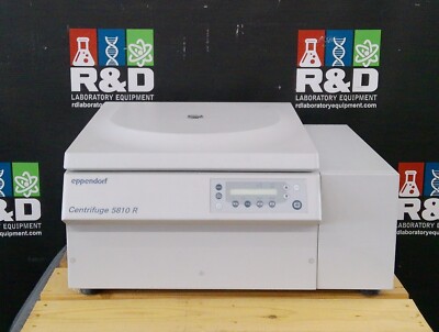 Eppendorf 5810R Refrigerated Benchtop Centrifuge w/ Rotor & Swing Plates TESTED