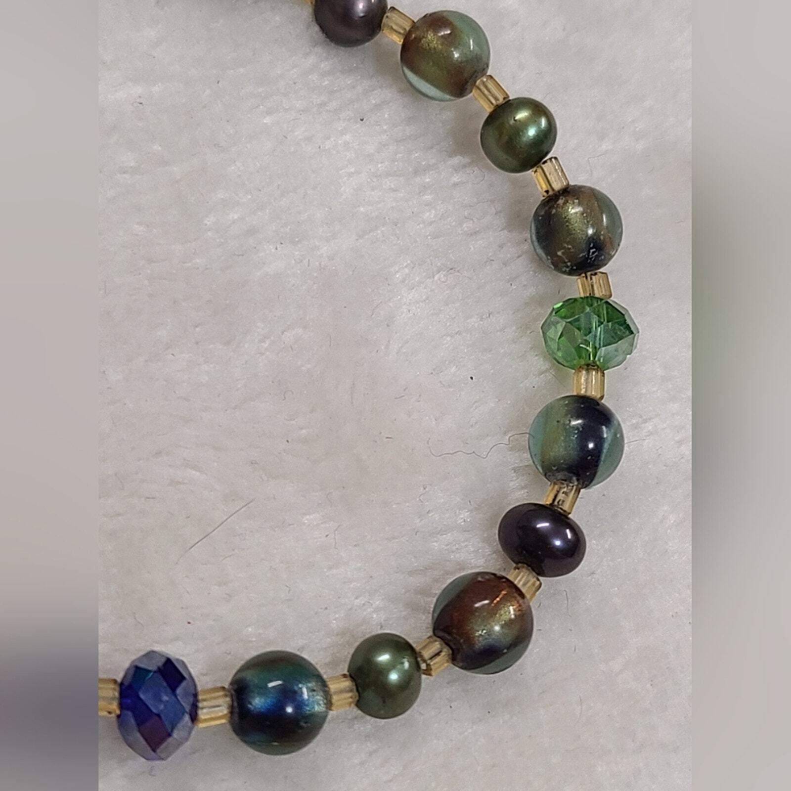 Beaded Toggle Clasp Bracelet - image 4