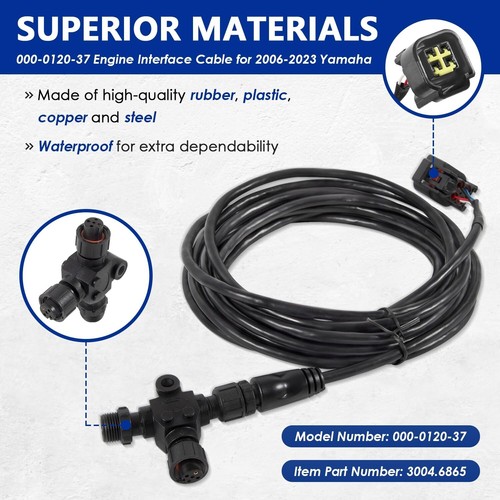 ngine Interface Cable NMEA 2000 T Connector 000-0120-37 for 3004.6865 Yamaha - Imagen 6 de 8