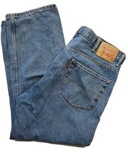 B Levi's 550 Relaxed Fit Mens Blue Cotton Denim Jeans Sz 40 x 30 EXCELLENT