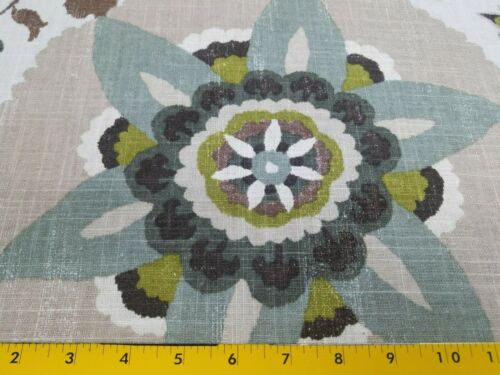 Silsila in Rhinestone 54" Wide P Kaufmann 55% Linen / 45% Rayon Floral - Picture 2 of 2