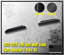 Anti glare Hood Scoop 2 piece decal For 22-25 Chevy Trail Boss LT & ZR2