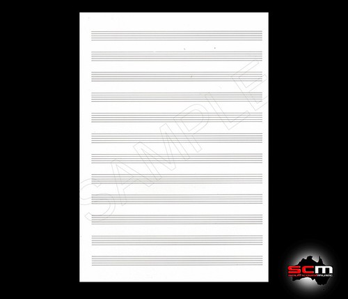 2 x manuscript Pads 50 Double Sided Sheets 100 Pages 12 Staves per page Tear off - Picture 3 of 3