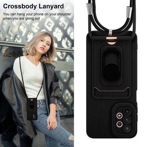 Lanyard Case For Samsung Galaxy A23 5G Phone Stand Shockproof Silicone Cover - Picture 16 of 33