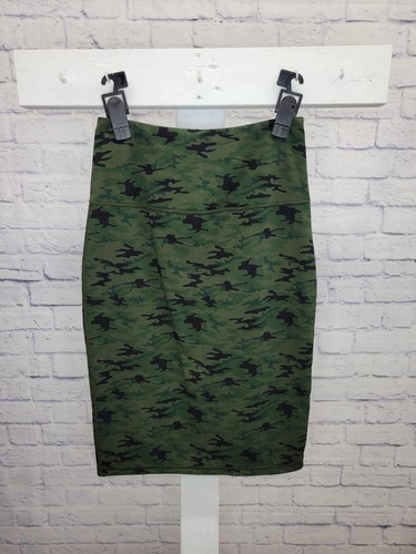 Gonna donna con controllo a matita XXS OLIVE A389583 regular reversibles - Foto 2 di 5