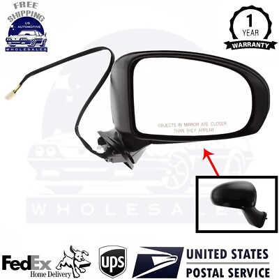 New Power Mirror For 2010-2015 Toyota Prius Passenger Side Manual Folding Heated