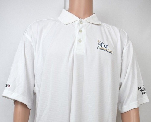 Reebok Men's White Short Sleeve Polo Shirt Size XL - Picture 3 of 12