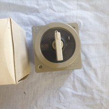 1x DDR Paketschalter Nockenschalter 10A 500v m Schl&uuml;ssel Veb Rochlitz DDR Alugu
