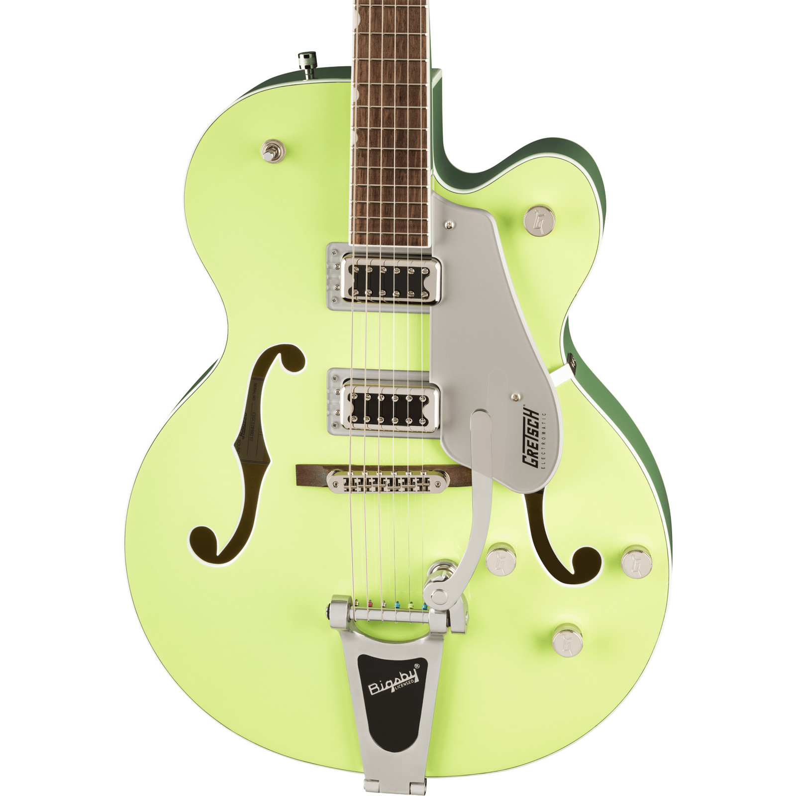 Классическая электрогитара Gretsch G5420T Electromatic, Двухцветный Юбилейный зеленый