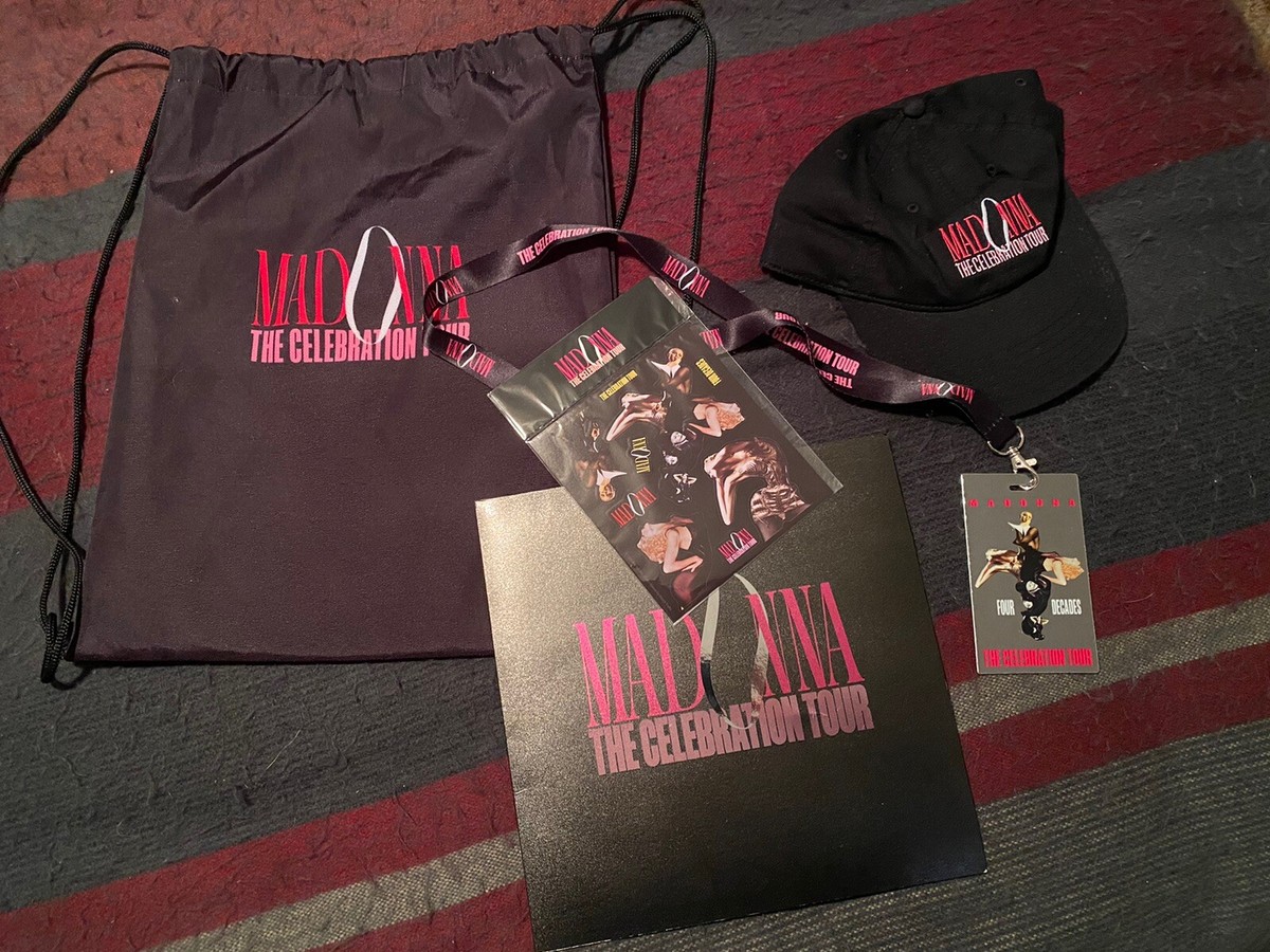 Madonna Celebration Tour VIP Drawstring Bag, Lithograph, Hat  display picture 1