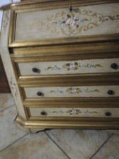 Cassettiera di pregio con ribaltina legno massiccio