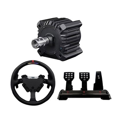 8NM Direct Drive Wheel Base + Steering Wheel+V3 Pedal for SIM Racing Video Games