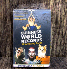 Guinness World Records 52 Cards Amazing Novelty Game Trivia Collector New/Sealed