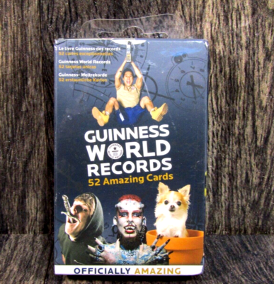 Guinness World Records 52 Cards Amazing Novelty Game Trivia