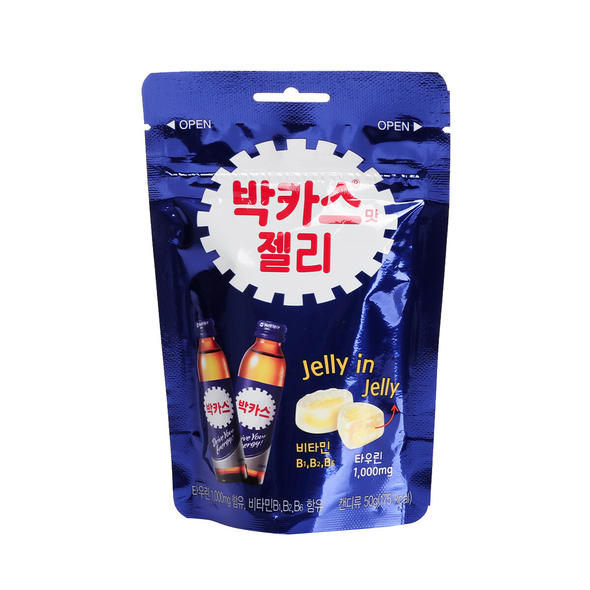 Korean Bacchus Taste Jelly 50g 1~2packs Gummy Candy Vitamin B