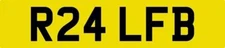 RALPH RALPHY RALPHS NUMBER PLATE RALF CHERISHED CAR REG R24 LFB ALF B FEES PAID