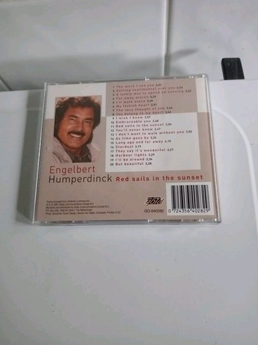 Engelbert Humperdinck - Red Sails In The Sunset CD (GO 640282) EX - Imagen 2 de 2