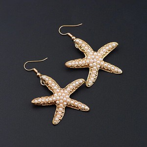 starfish drop earrings