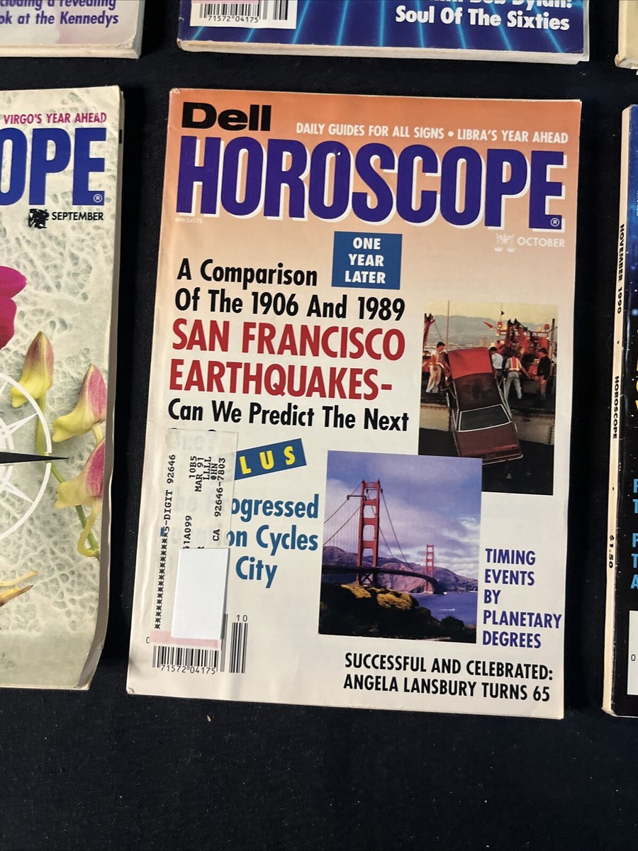 Vintage 1990 Dell Horoscope Astrology Magazines (12) Zodiac