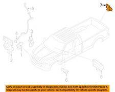 Used Park Assist Camera fits: 2017 Ford F150 PICKUP camera tailgate mounted Grad