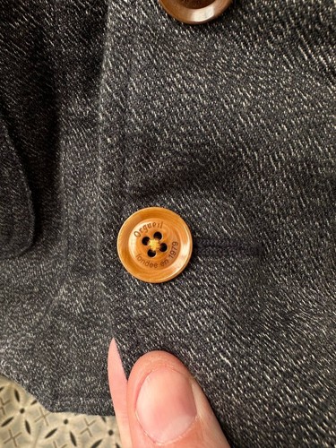 ORGUEIL graue Baumwollweste Weste Herren Designer Größe 40 - Bild 6 von 11