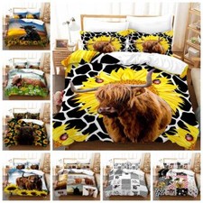 Yak Sonnenblume Bettwäsche Set Kissenbezug80x80 Bettbezug135x200 200x200 220x240