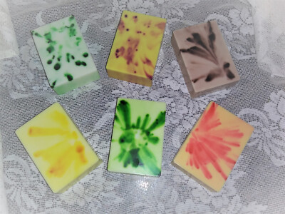 Coconut Mint Drop scented bar soap, choice of soap type, FREE ship, goats milk