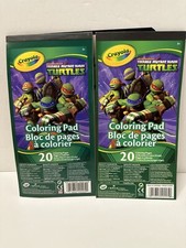 Crayola Nickelodeon Teenage Mutant Ninja Turtles 20-page Coloring Pad 2013 T ..