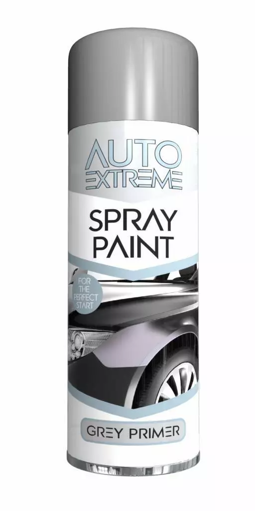 250ml Automotive Undercoat Grey Primer Spray Paint for Car Wood Metal  Plastic