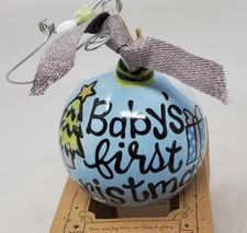 glory haus baby's first christmas ornament