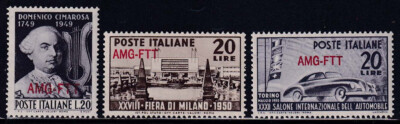 U139 TRIESTE AMG-FTT - 3 Values, No. 68/70   MNH**