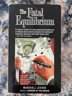 Fatal Equilibrium : A Novel by Marshall Jevons (1986, Mass Market)