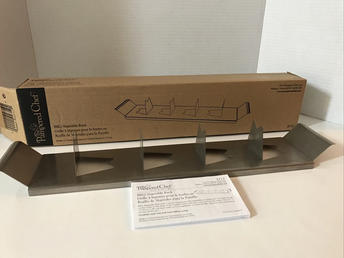 Pampered chef top bbq vegetable rack