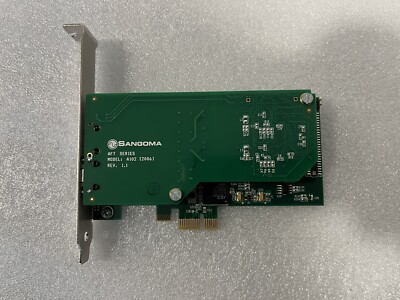 SANGOMA AFT SERIES A102 REV.1.1 T1 AFT BASE PCI Express Card FREE SHIPPING!