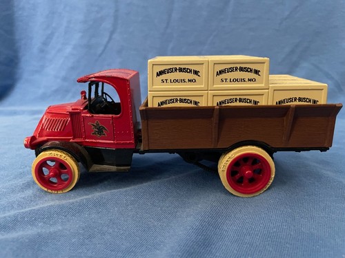 Vintage ANHEUSER-BUSCH Diecast Beer Truck Banks ERTL Mack Bulldog Ford Model T - Picture 19 of 21