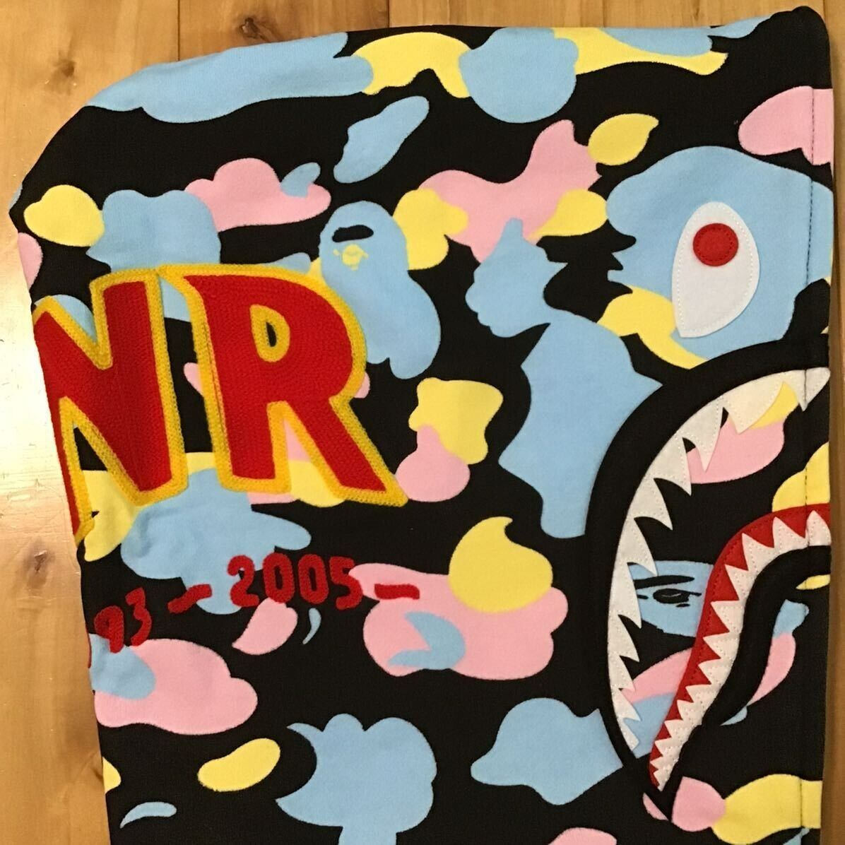 BAPE Multi Camo Shark full zip hoodie cotton candy camo A BAPE Multi Camo Shark full zip hoodie cotton candy camo A