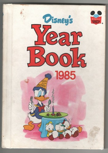 Donald Duck Disney's Year Book 1985 Vintage  Groiler Wonderful World of Reading - Picture 1 of 2