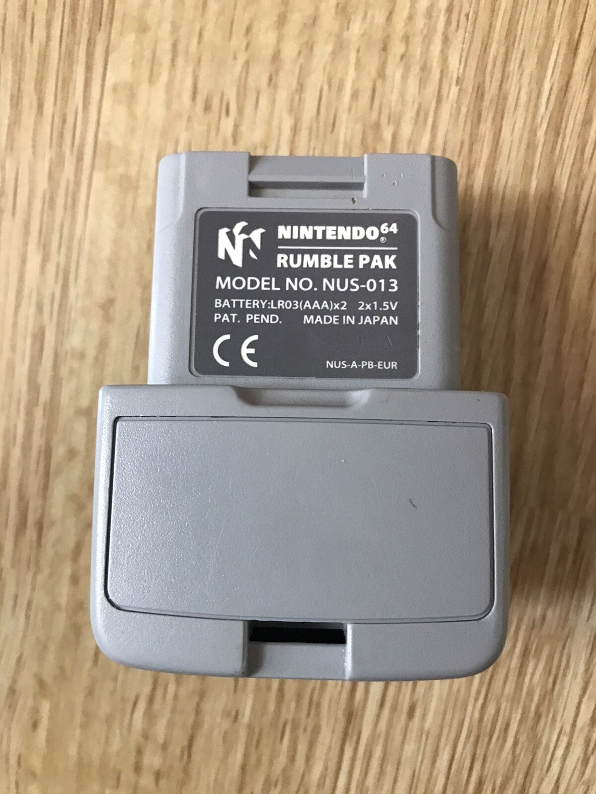 Rumble Pak Originale & Officielle Grise NUS-013 Pour Console Nintendo ...