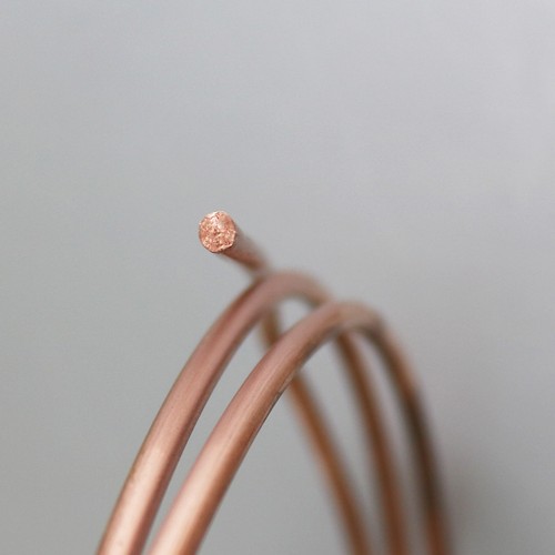 99.9% Pure Copper wire Dead Soft Round 8 10 12 14 16 18 20 21 22 24 26 28 30 Ga - Picture 2 of 20