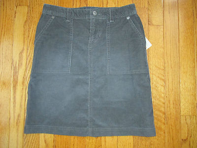New The North Face Womens Size XS Graphite Grey Nenana Active Cord Skirt